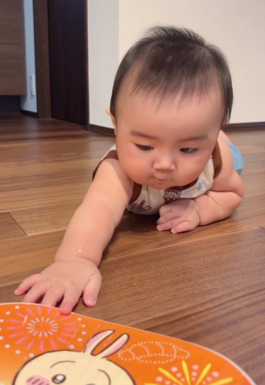 前に進めるようになった #ぼくがいちばん可愛いの  #赤ちゃん #男の子 #生後7ヶ月  #赤ちゃんのいる生活 