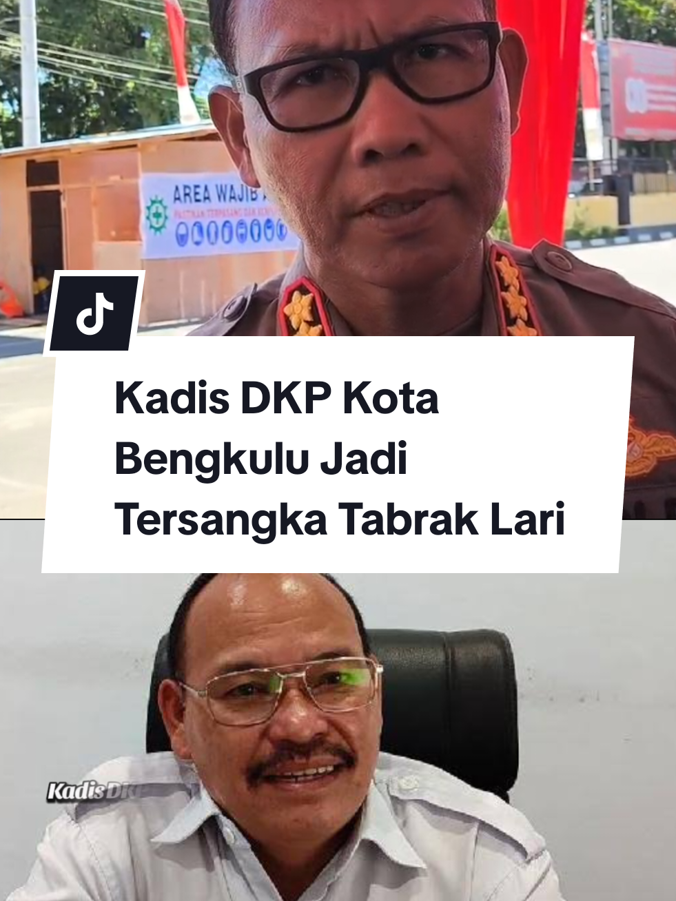 Kadis DKP kota Bengkulu, Tarzan, resmi ditetapkan sebagai tersangka kasus tabrak lari seorang pria di belakang Bencoolen Indah Mall (BIM) di kawasan Pantai Panjang yang sedang joging bersama istri. Usai menabrak pelaku kabur pulang ke rumah dan menyembunyikan mobil dengan cara ditutup menggunakan terpal. #tiktoknews #tiktokviral #fypdong #fyp #tabraklari @icantikkkkk__ 