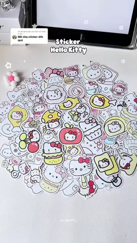 Trả lời @Oăn m7 thiếu 2 xăn ✨ Sticker dán Hello Kitty ✨🌸 #xuhuong #viral #sticker #xh #cute 