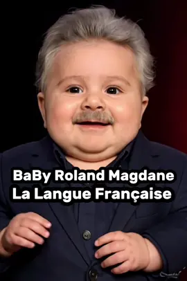 BaBy Roland Magdane - La langue française 👶🏻🍼 #fyp #pourtoi #tiktokcomedy #baby #sketch 