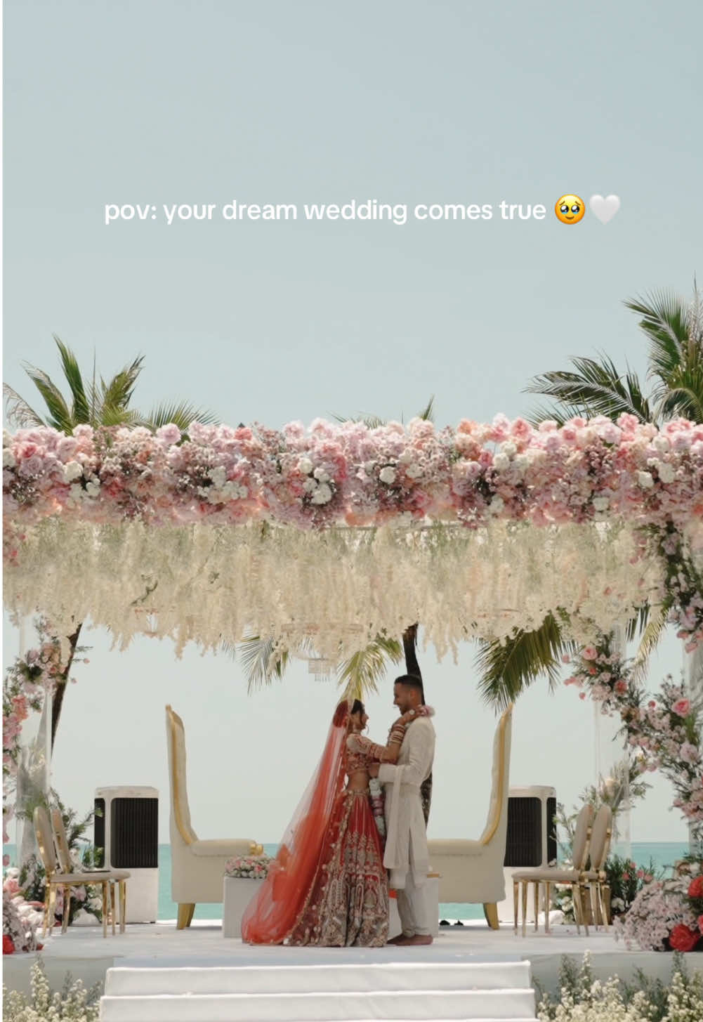 my fav moments from our 3 day destination wedding 🥹💗 #indianwedding #destinationwedding #desi #desitok #weddingday #2025bride #bollywoodsong #weddingdress #thailand 