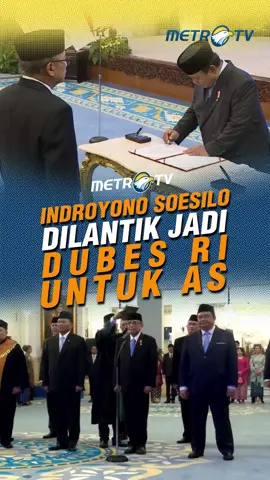 Presiden Prabowo melantik Indroyono Soesilo sebagai Dubes RI untuk Amerika Serikat, Senin (25/8).   #MetroTV #tiktokberita #metrotv #beritaterkini #viral #fyp #dubesri #amerikaserikat #indroyonosoesilo #prabowosubianto