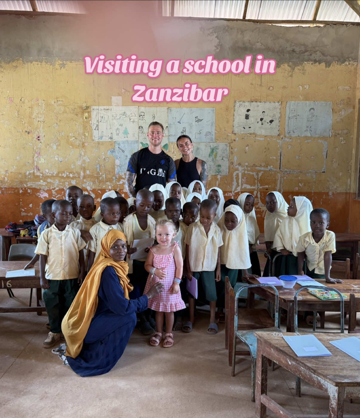 When you’re in Zanzibar, you really should visit a local school. We had brought along some school supplies, and the children were so happy and grateful. Thanks for bringing us here @R&S Zanzibar Adventures 🤍 #Zanzibar #school #grateful #memoriesareforever #fyp 