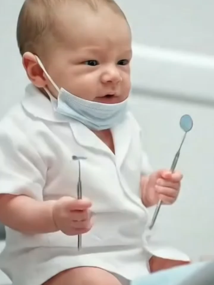 “Ya trabajando desde chiquito” Descripción: Este bebé creado con IA cuenta cómo empezó a trabajar desde muy pequeño. ¡Demasiada ternura y humor en un solo video! 😂👶 #babytalk #funnybaby #cutebaby #AIbaby #babyhumo