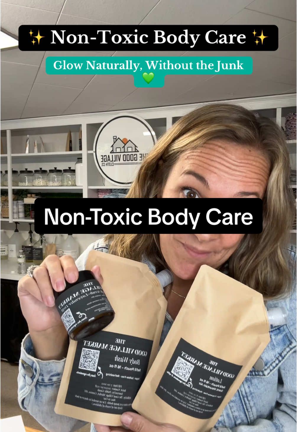 Your skin deserves the good stuff. 🌿 This nontoxic body care bundle keeps it clean, simple, and sustainable—only here until August 27. Don’t miss out! #GoodVillageMarket #EcoFriendlyLiving #NonToxicSkincare #CleanBeauty #LowWasteLifestyle #PlasticFreeLiving #SustainableLiving #BodyCareBundle #GlowNaturally #EcoSwap