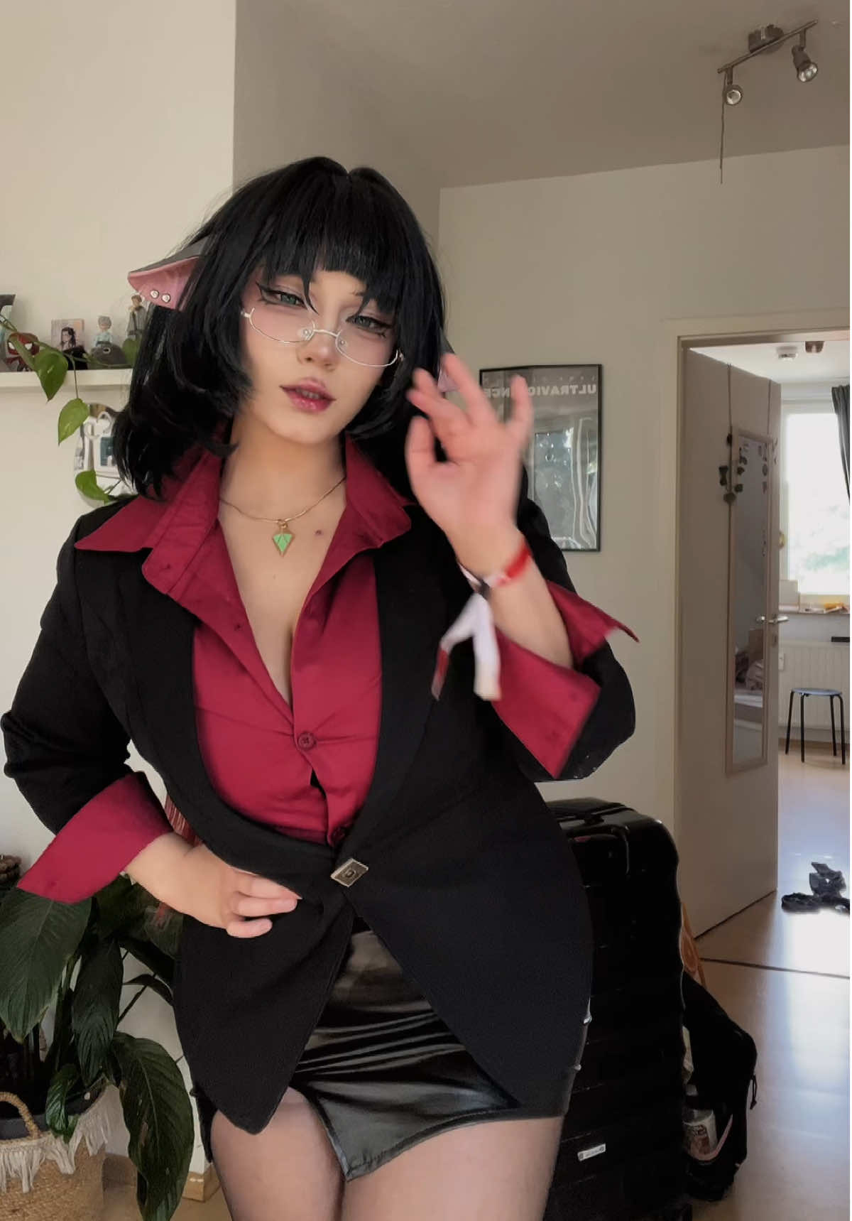 Jane Doe is looking for you 🐀 #janedoe #janedoecosplay #zenlesszonezero #zzzcosplay 