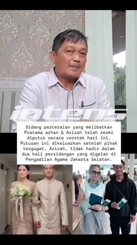 Sidang perceraian yang melibatkan Pratama arhan & Azizah salsha telah resmi diputus secara verstek hari ini. Putusan ini dikeluarkan setelah pihak tergugat, Azizah, tidak hadir dalam dua kali persidangan yang digelar di Pengadilan Agama Jakarta Selatan. #pratamaarhan #arhanzizecerai #azizahsalshaa #arhanzizah #zize 
