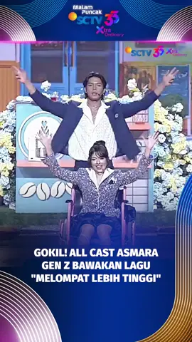 Fevers! Gimana penampilan cast AGZ tadi malam bawakan lagu “Melompat Lebih Tinggi”?! #SCTVSpesial #HUTSCTV #SCTV35 #AsmaraGenZ #SCTV35Xtraordinary 