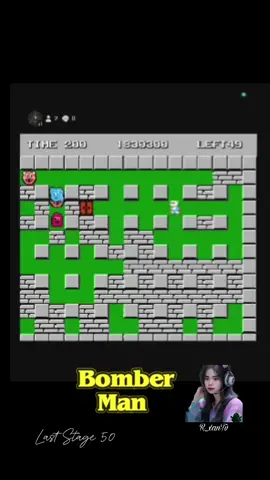 Bomber Man | Developed by Hudson Soft 1983 | Retro Game ✔️ Stage 1 up to Stage 50 #fypシ゚viral #fyp #trending #reels #retrogaming 