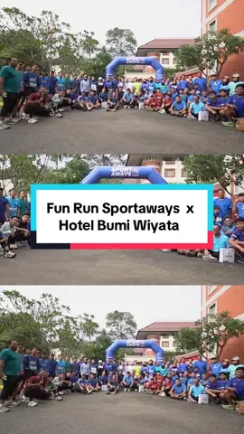 Beginilah keseruan Fun Run Sportaways x Hotel Bumi Wiyata di jalur CFD yang penuh serba-serbi 🎊 Next bikin keseruan apa lagi ya? #PlayMore #sportaways #Running  #SportawaysFunRun #viralvideo 