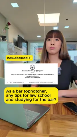 #AskAbogadoPH: Law school and bar exam tips! ⚖️✍️🇵🇭 Comment your questions below! 
