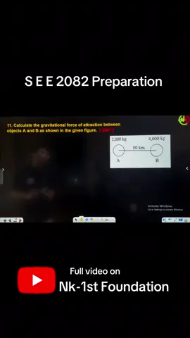 SEE 2082 Science forces and motion chapters | full video on YouTube channel Nk-1st foundation | SEE 2082 | class 10 science | force and motion 