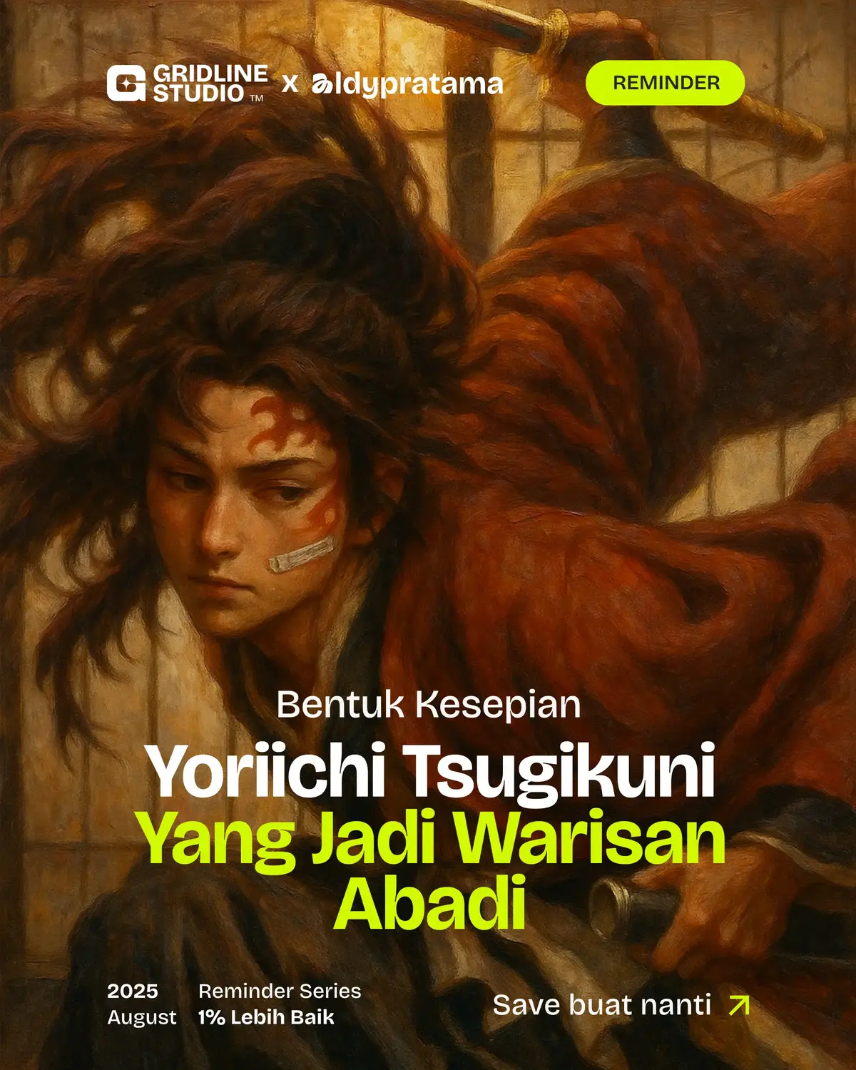 Ngerasa gak didengar, gak dianggap, bahkan gak punya tempat buat pulang. Bedanya, Yoriichi gak berhenti di situ. Dia terus jalan, walau sendirian, dan akhirnya tekadnya jadi warisan yang nyelametin generasi setelahnya. Jadi jangan pernah anggap usaha kamu hari ini sia-sia. Mungkin sekarang hasilnya belum keliatan, tapi suatu saat nanti, justru itu yang bakal jadi hal paling berarti—buat dirimu, bahkan mungkin buat orang lain. #yoriichi #yoriichitsugikuni #kimetsu #kimetsunoyaiba 