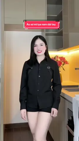 Áo sơ mi lụa nam dài tay