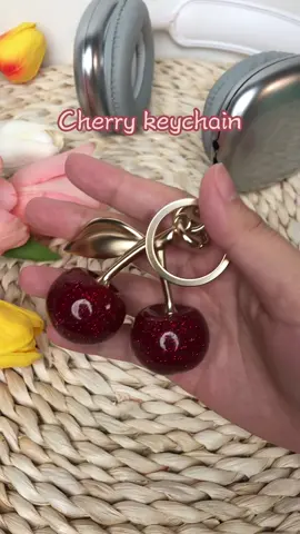 Refined life, starts from the details! 🌸 #cherrycharm#cherybagcharm#cherrykeychain#cherrypendant#viralbag
