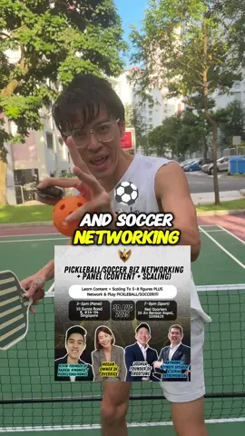 Link to sign up in bio ! 30 Aug (Sat) hehe #sgfyp #sgtiktok #pickleball #Soccer 