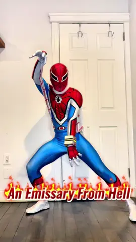 The Emissarry Of Helll…SPIDER-MAN! 🇯🇵🕷️ #spiderman #supersentai #powerrangers #cosplay #tokusatsu 