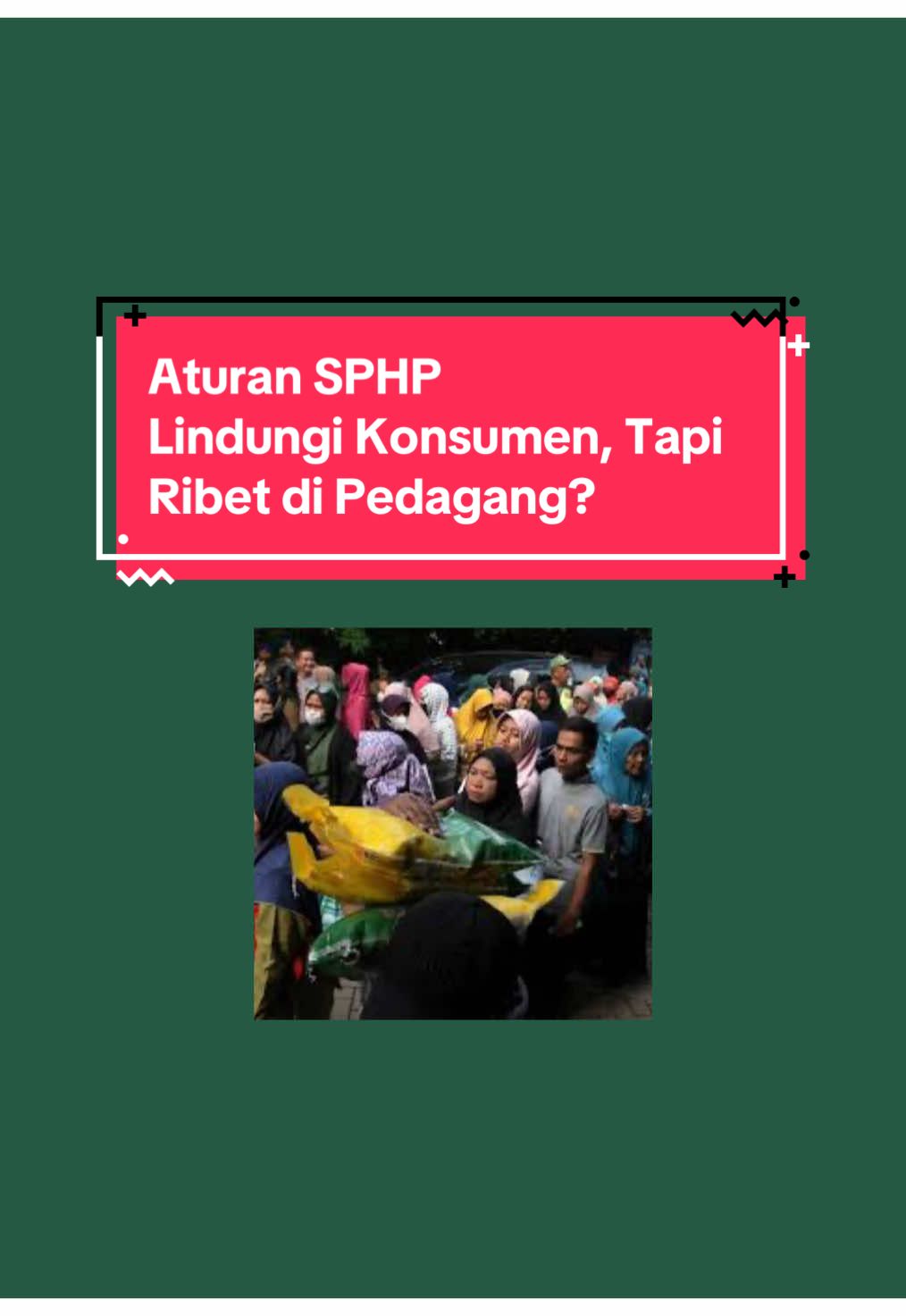 Sobat PATAKA, beras SPHP itu sebenarnya program pemerintah agar harga beras tetap stabil. Tapi kok di pasar sering nggak ada?  . Masalahnya aturan teknis ribet: harus pesan lewat aplikasi, wajib lapor tiap hari, dan cuma boleh jual kemasan 5 kg. Padahal, pembeli pasar tradisional seringnya cuma butuh 2–3 liter aja. . Aturan ini memang untuk mencegah beras dioplos, tapi kalau distribusi dan koordinasi belum rapi, tujuan baik pemerintah bisa gagal.  . 👉 Like, share, dan follow @PATAKA biar nggak ketinggalan info pangan kritis & cerdas! . #BerasSPHP #HargaBeras #PanganIndonesia #BerasMurah #Pataka