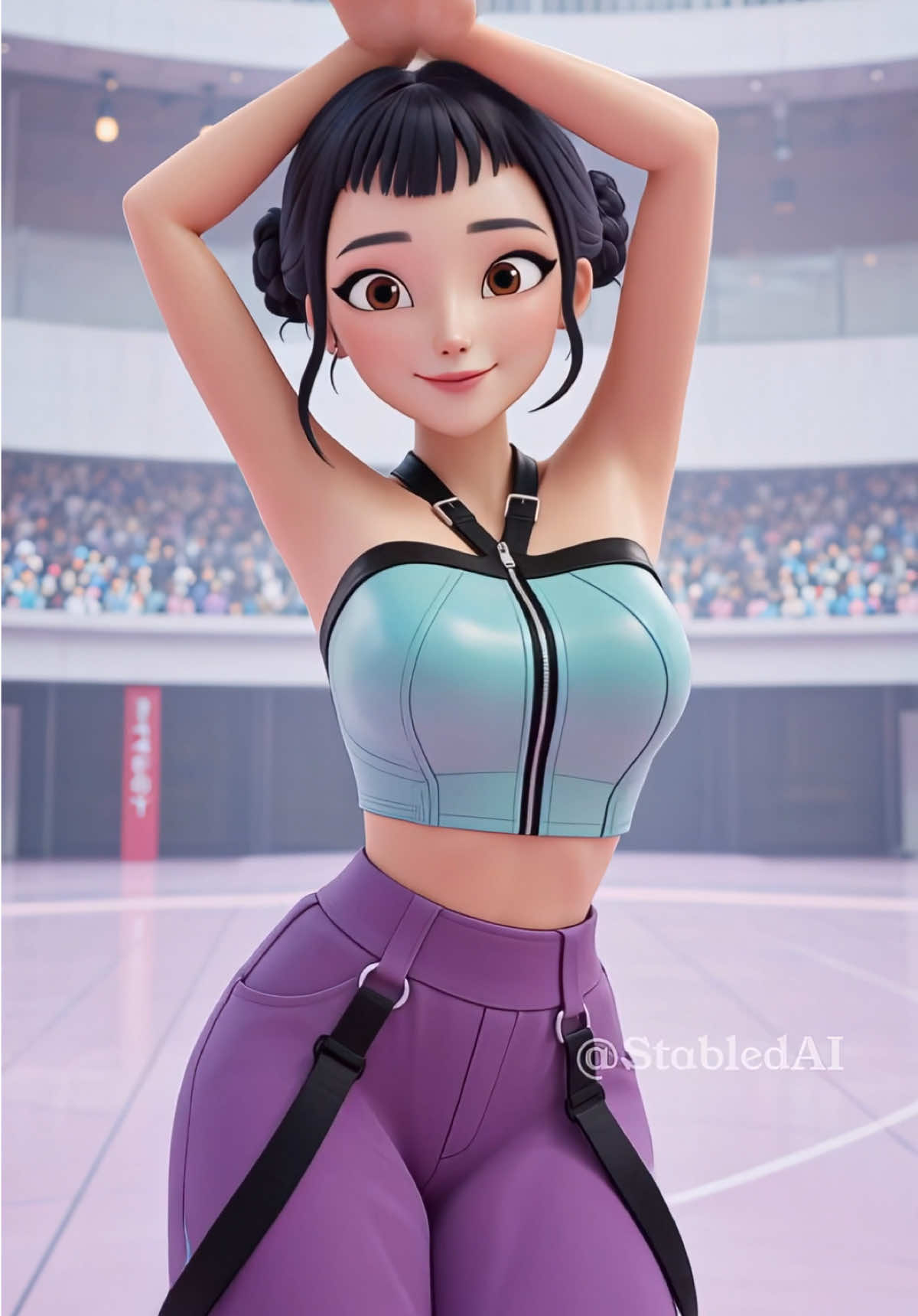 Zoey Dance #zoey #kpopdemonhunters #dance #trend #anime 