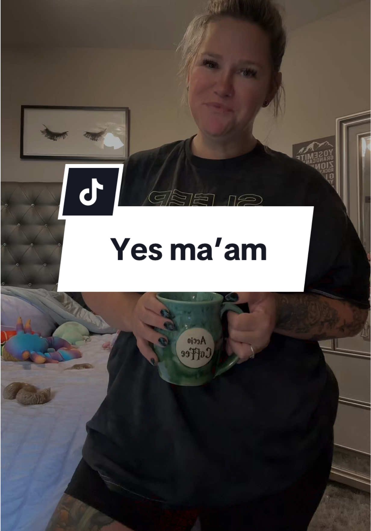 ‘Yes ma’am’ *folds* 🫠🥰 #yesmaam #sweettalk #slowdrawl #ms 