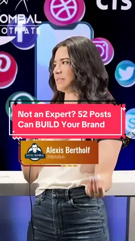 Not an Expert? 52 Posts Can BUILD Your Brand This video is sponsored by Cisco. #cisco #personalbranding #personaldevelopment @alexis 