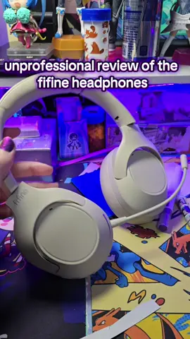 these have higher volume capability than most of my headphones ! I wore them while I was walking my dog and they didnt make my ears feel all sweaty. lots of extra space ☆ #fifine 
