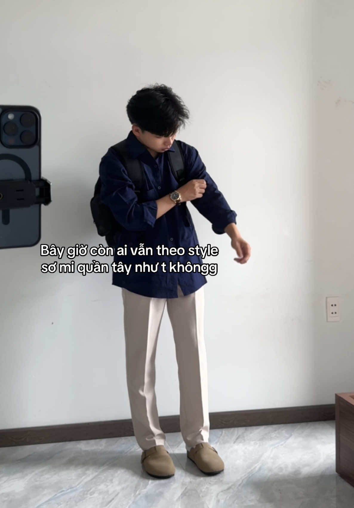 Áo sơ mi dài tay #fyp #outfit 