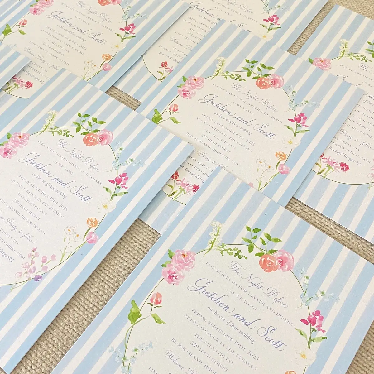 Including invitations, Christmas gift tags and cards, save the dates and a trip to Southport! #savethedate #weddinginvitation #stationerydesigner 