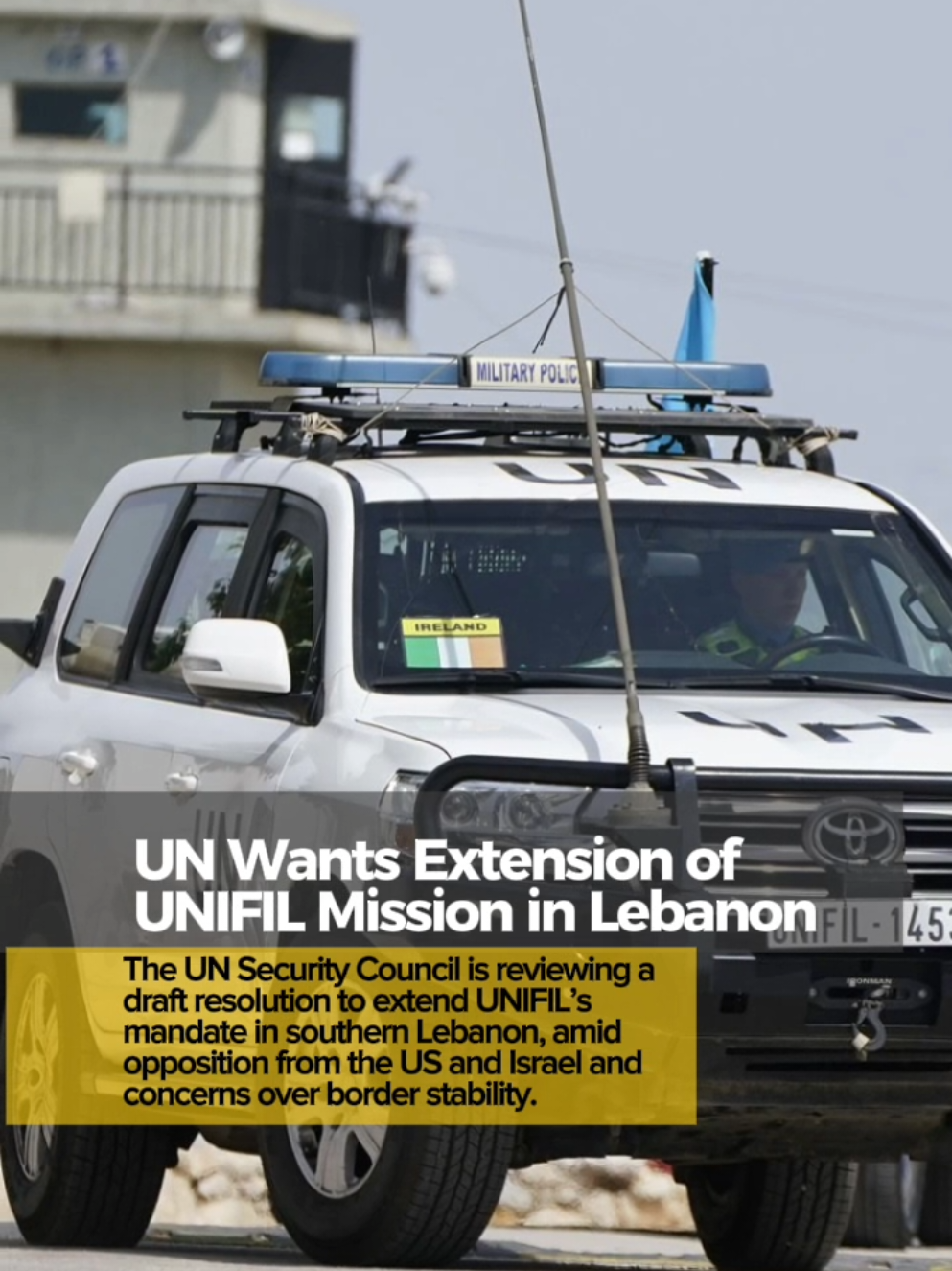 25AUG2025 • UN debates extension of peacekeeping mission in Lebanon. #Lebanon