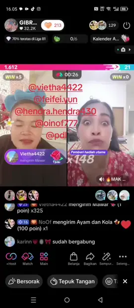 Mak kabur curang Weh mksih ank