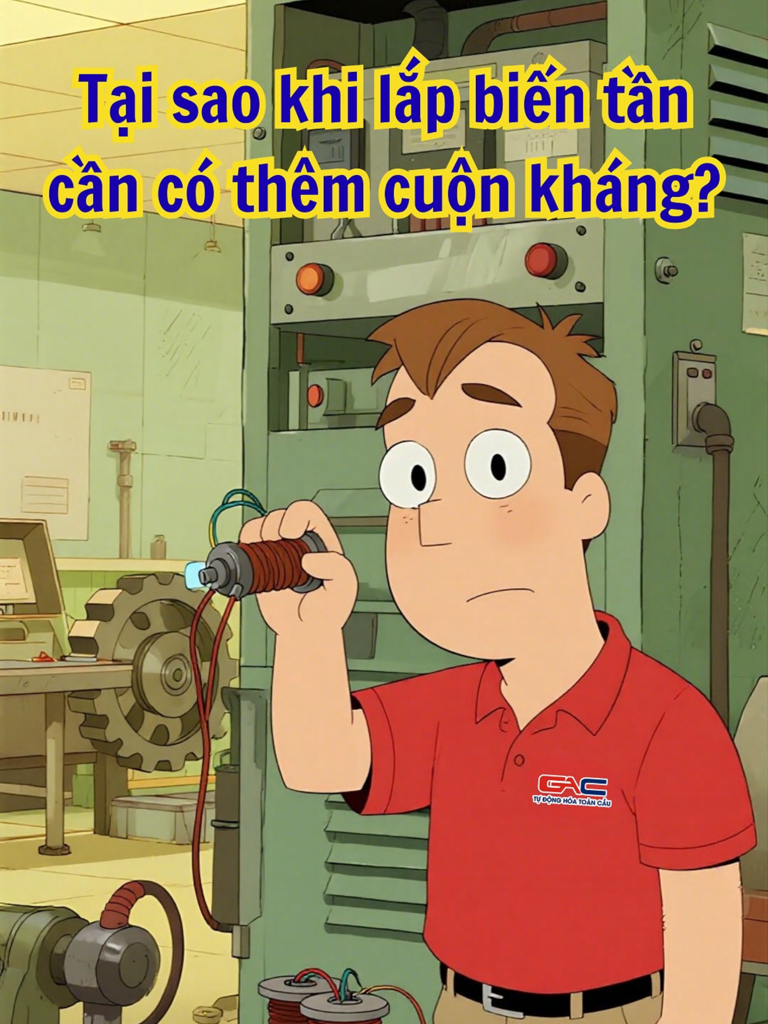 Biến tần hỏng liên tục? Có thể bạn đang thiếu cuộn kháng! Xem hết video để thấy cuộn kháng giúp biến tần 