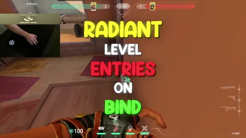 How a Radiant ENTRIES on Bind 🏜️ #Valorant #valoranttips #radiant #bind #fyp
