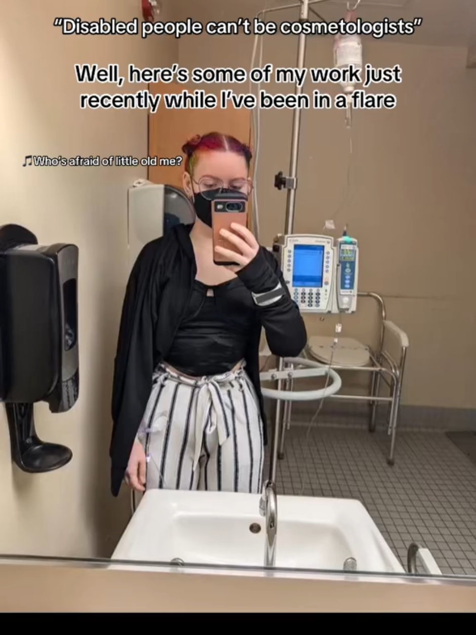 #onthisday #disabled #lashtech #hairdresser #disabledcosmetologist 