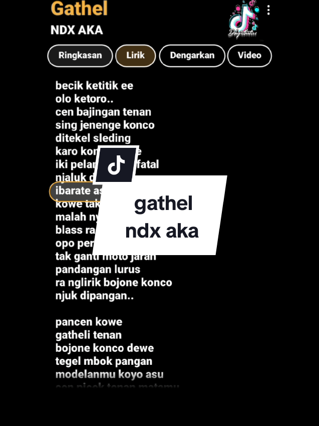 sopo sing wes apal cung ☝️ . #liriklagu #lirikgoogle #nyanyibareng #trendingsong #fyp 
