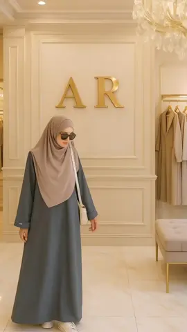 gamis abaya terbaru kekinian polos Wolvis premium gamis wanita trend 2025 #abaya #gamissimpleelegan #gamistrend2025 #gamispremium #gamis 