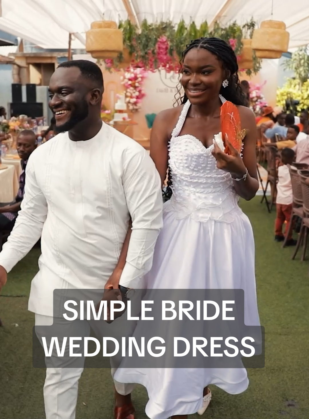 Simple Bride Wedding Dress  2025 BEST WEDDING DRESS #simplewedding #weddingdress  #creatorsearchinsights #fypシ゚v #ghanawedding 