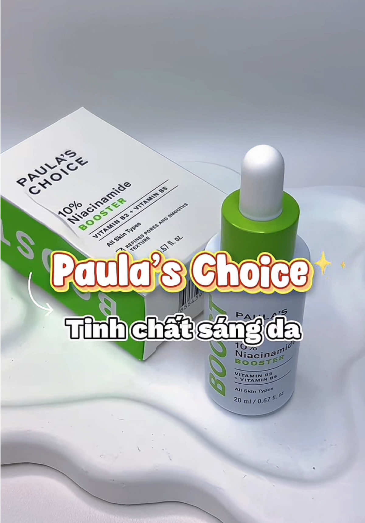 Bà nào có nhiều sợi bã nhờn, lỗ chân lông to,tham khảo thử em tinh chất này nha ✨😍  Tinh chất Paula’s Choice #tinhchat #paulaschoice #xuhuong #serum 