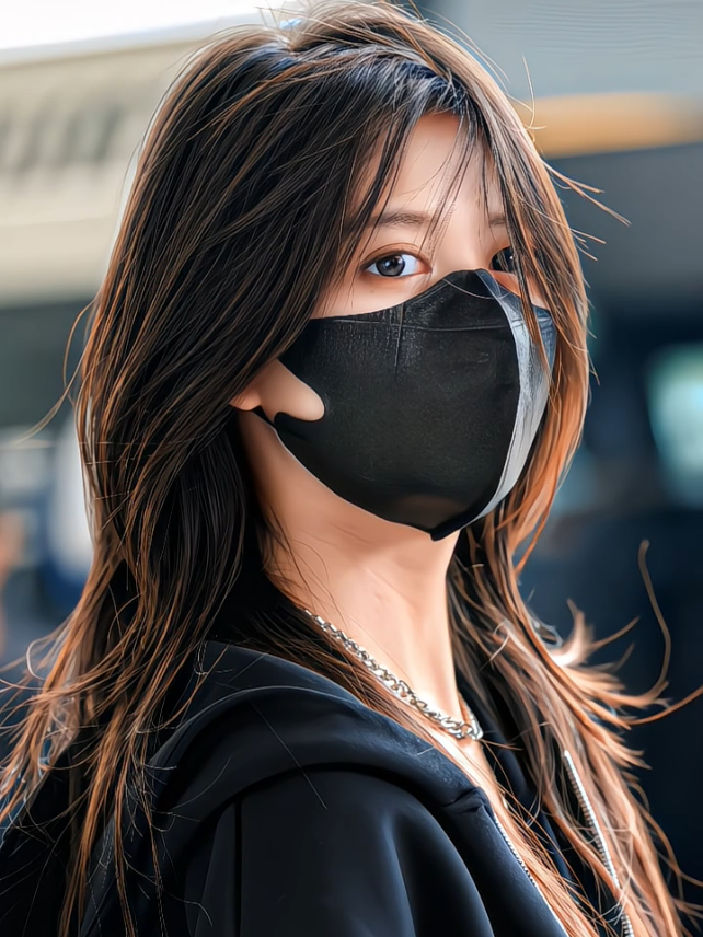 airport style😎 #christyjkt48 #angelinachristy #fyp 
