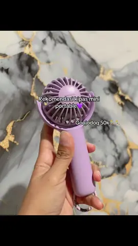 cocok bgt nih buat ngipasin orang yang suka kepanasan🤪 #kipasanginportable #goojodoq