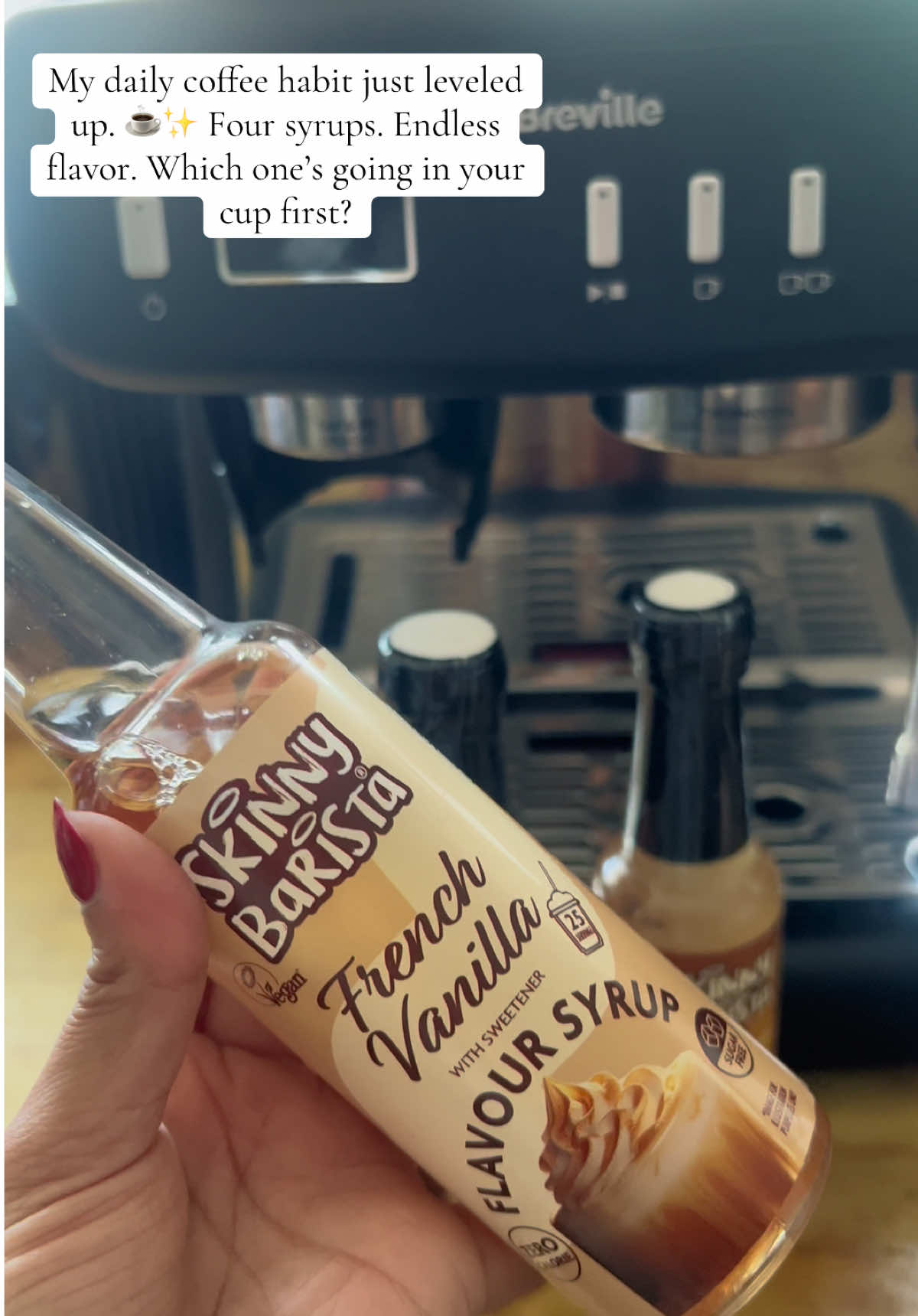 New rule: never drink coffee without syrup #foryoupage #foryou #coffeetiktok 