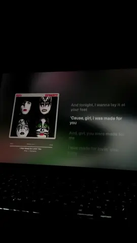 I was made for lovin’ you, baby You were made for lovin’ me And I can't get enough of you, baby Can you get enough of me? #kiss #kisslyrics #iwasmadeforlovingyou #iwasmadeforlovingyoubaby #numbpainmusic 