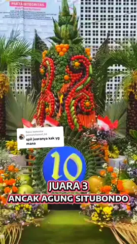 Membalas @permatafarma1_08juara 3 dari Satpol PP Situbondo 