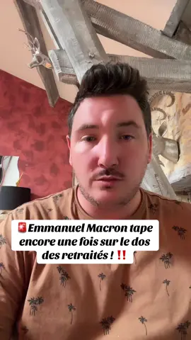 🚨Emmanuel Macron tape encore une fois sur le dos des retraités ! ‼️#anneeblanche #emmanuelmacron #macron #salaire #retraite 