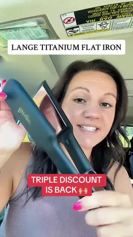 Replying to @Ana Guzman 🔥 Sleek hair in minutes! The L’ange titanium flat iron glides through even the thickest, frizziest strands for salon-worthy results at home. With adjustable heat settings, fast heating plates, and frizz-fighting technology, it’s the ultimate tool for straightening, smoothing, or creating soft waves that actually last. A must-have for anyone who wants shiny, silky hair without the damage. @langehair #langehairtools #langeflatiron #langestraightener #flatiron #hairstraightener 