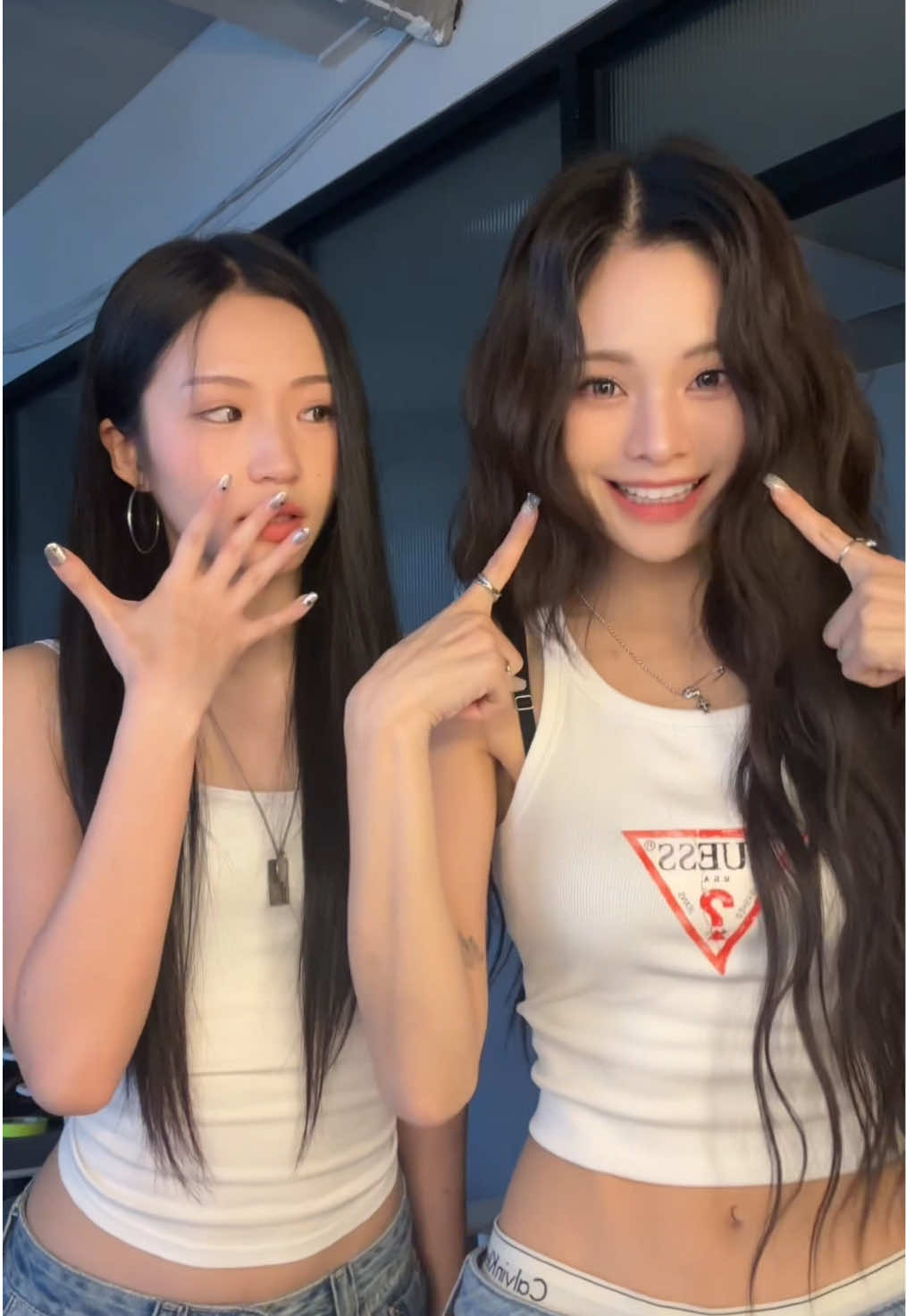 💚💙 #I_MET_U #아이멧유 @유빈 Kelly @Cleo 