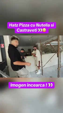 Imogen incearca noua hatz pizza #fyp #dorianpopa #hatzpizza #romania #imogen 