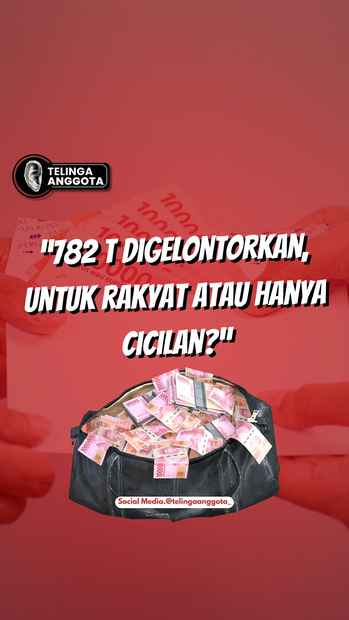 “Negara kita ibarat teman yang bokek tapi malah ngutang lagi. Utang lama belum lunas, sekarang rencana nambah Rp782 triliun di 2026. Bunganya saja bisa tembus Rp600 triliun lebih, uang sebesar itu kalau tidak dipakai untuk hal produktif seperti sekolah, rumah sakit, atau jalan, maka sama saja gali lubang tutup lubang. Ujung-ujungnya? Rakyat lagi yang harus menanggung bebannya.” #UtangNegara #APBN2026 #dprripdiperjuangan #EkonomiRakyat #AnggaranUntukRakyat 
