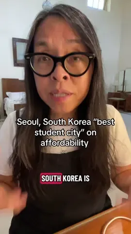Seoul, South Korea is ranked number 1 “Best Student City”on affordability and desirability #fyp #student #internationalstudent #seoul #korea