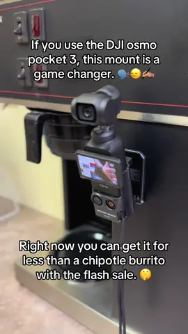 This mount is a game changer fr. 🗣️✍🏽 w TikTok shop. #fyp #tiktokshop #dji #pocket3 #contentcreator 