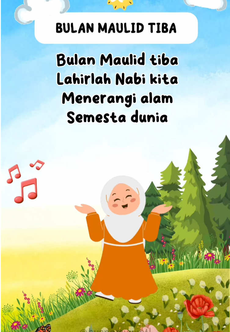 Lagu Bulan Maulid Tiba #laguanak #kontenislami #laguislami #maulidnabi #nabimuhammad